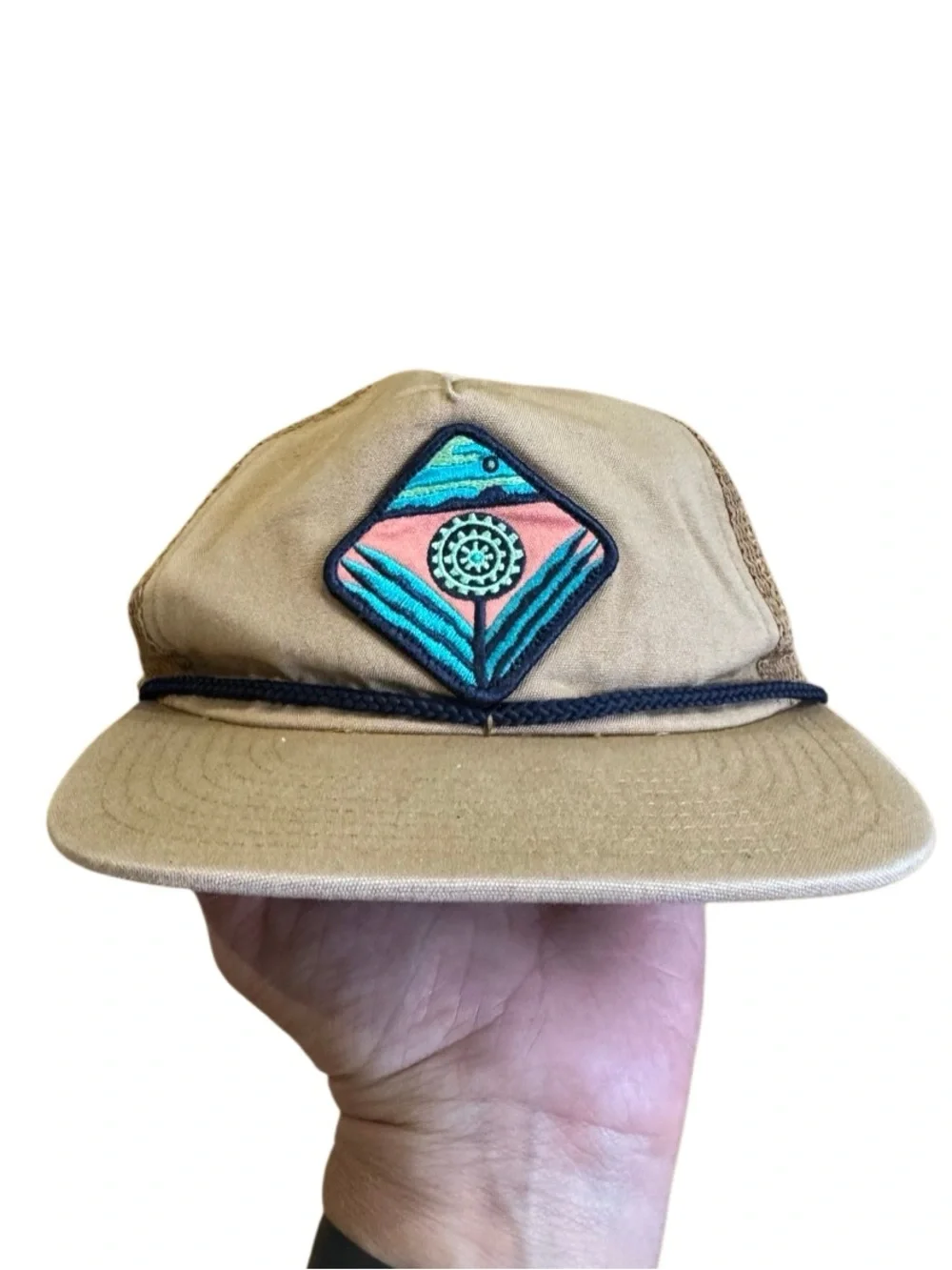 Patagonia Men's Airfarer Cap in Seedlands Grayling Brown